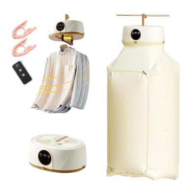 Automatic Ironing Machine for Home, Inflatable Shirt Ironing Machine, Automatic Wireless Vertical Steam Iron, Portable Clothes Dryer, for Apartment & Travel (1 Pcs)