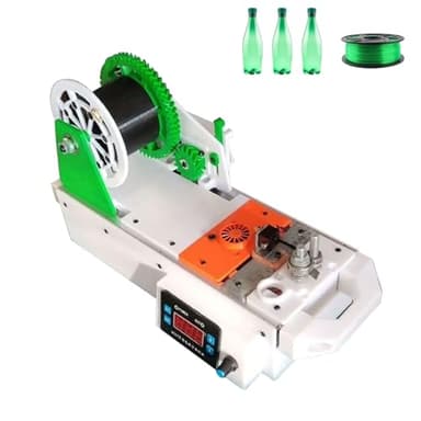 DOJOEUU 3D Printer Extruder Filament Maker Machine, Desktop Filament Maker Machine, Digital Temperature Control, Recycled PET Bottle Recycler for Families, DIY Makers, Small Studios(Color)