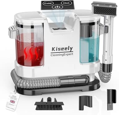 Portable Carpet and Upholstery Deep Cleaner, Instant Heating Rugs Cleaner, Powerful Suction&Deep Cleaning Cleaner Machine for Carpet, Couch, Car, Pets (GR6)