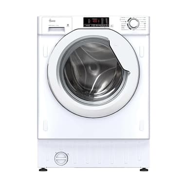 Hoover H-Wash and Dry 300 Integrated Washer Dryer, 8 Kg Wash plus 5 Kg Dry, Combined Cycle Class E, 1400 RPM, Care Cycles, White, 60x53x82 cm - HBD 485D14-1-80