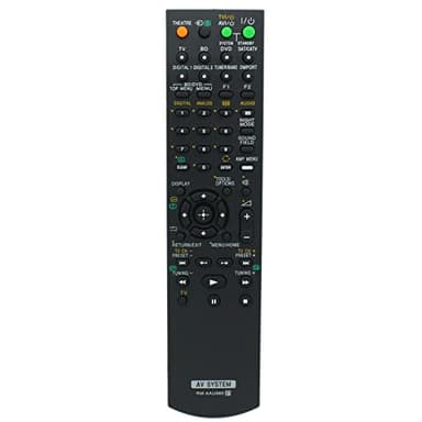 RM-AAU060 Remote Control Replacement for Sony Home Theater AV system STR-DG500 STR-DG600 STR-K1600 STR-KS360 STR-KS360S STR-V50 HT-IS100 SS-IS15 HT-CT100 HT-FS3 SA-WFS3