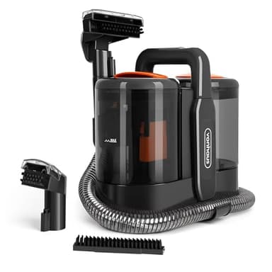 Vonhaus Spot Cleaner 600W - Portable 1.5L Capacity Carpet Washer, Corded Handheld Carpet Cleaner Machine with Dual Tank Design, Self-Cleaning Function, Crevice & Pet Brush for Rugs, Upholstery & Cars