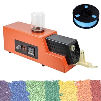 3D Printer Filament Recycler Machine, Desktop Filament Extruder with LED Display, Adjustable Speed 300mm/min to 650mm/min, Compatible with PLA, ABS, PVA