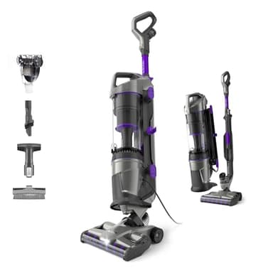 Vax Air Lift 2 Pet Plus Upright Vacuum | VersaClean Technology | Lift Out Technology | Additional Tools - CDUP-PLXP, Grey/Purple