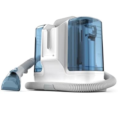 Rivenara Carpet Spot Upholstery Cleaner - Handheld Sofa Stain Striker 450W Wet Washer Machines Vacuum Portable Compact Cleaning Machine Small Mini Messy Tool for Pets Home Rug Couch Car Seats