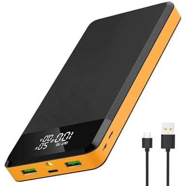 30000mAh Power Bank: Power Bank Fast Charging PD25W 3 Output & 3 Input USB C, LED Screen Display, LED Flashlight, Portable Charger High Capacity External Battery Packs for Phones,Tablets