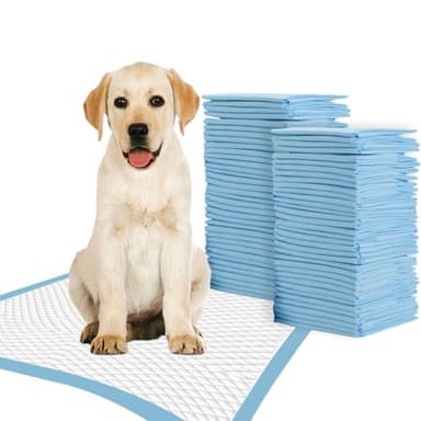 TBM Puppy Pads Large Size Pack of 50 60 x 60 Super Absorbent Puppy Training Pads Anti Slip Dog training pads - No Leaking Quick Dry Dog Pads