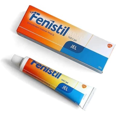 Fenistil Gel 30g Insect Bites -, Skin Allergies, Sunburn, and Dermatitis Itch Treatment – Fast-Acting Topical Antihistamine Gel for Itchy, Irritated, or Inflamed Skin