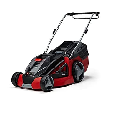 Einhell 36V Cordless Lawnmower With Battery (x2) and Charger (x2) Power X-Change, 43cm Cutting Width, 63L Grass Box, 6 Cutting Heights 3413130