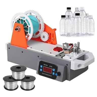 SAIYERUS 3D Printer Extruder Filament Maker Machine, Desktop Filament Maker Machine, Digital Temperature Control, Recycled PET Bottle Recycler for Families, for Families, Small Studios, DIY Makers