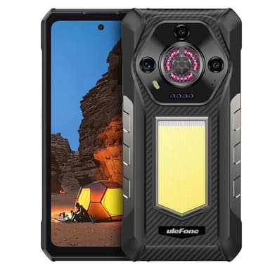 Ulefone Armor 30 Rugged Smartphone, 512GB ROM, Android 15, 12800mAh/66W, 64MP Night Vision, 6.95" Corning Gorilla Glass 118dB Speaker Infinite Halo 4G SIM-Free & Unlocked Mobile Phones Waterproof NFC