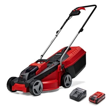 Einhell Power X-Change 18/30 Cordless Lawnmower with Battery and Charger - 18V, Brushless Motor, 30cm Cutting Width, 25L Grass Box, 3 Cutting Heights - GE-CM 18/30 Li Battery Lawn Mower