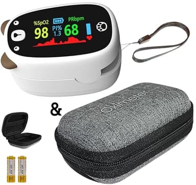 Baby Pulse Oximeter, Battery & Storage Case SpO2 Heart Rate Monitor for Infants Newborns Toddlers Kids Babies Reliable Portable Accurate Oxygen Saturation Tracker Easy-to-Use by TradeProvider®