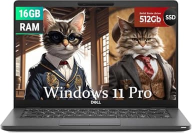 Dell Latitude 5300 Business Laptop, 13.3" Screen Dispaly, Intel Core i5-8265U, 16GB RAM, 512GB SSD, QWERTY Keyboard, Windows 11 Pro (Renewed)