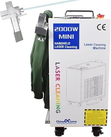 Laser Cleaning Machine 1500W/2000W/3000W Double-Wobble Rust Removal Cleaning Oil Paint for Metal Cleaning Width 300MM Rust Removing Machine Laser Cleaner Machine (2000W)