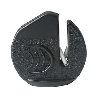 Kitchen Chef Knife and Scissors Sharpener for Straight and Serrated Knives Handheld Quick Sharpening Tool, Household Double-Sided Sharpener, Detachable Multi-Purpose Sharpening Stone(5.3 * 5.5 * 1cm)