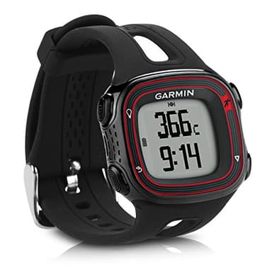 kwmobile Strap Compatible with Garmin Forerunner 10/15 (L Size model) Strap - Replacement Silicone Watch Band - Black