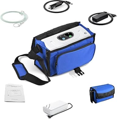 Health Oxygen Machine 3/min Wheelchair Portable Oxygen Generator,33%±3% Suitable for Travel Use,3LBS