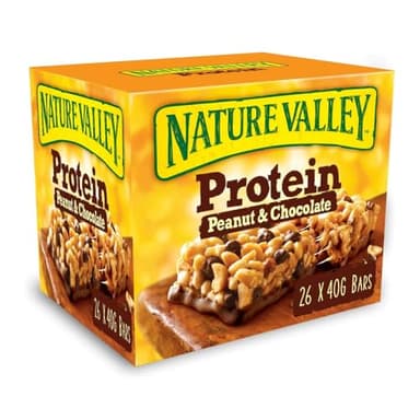 Nature Valley Protein Peanut & Chocolate Gluten Free Cereal Bars 26 x 40g